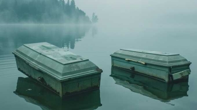 В Лесном озере Саранска обнаружены гробы